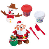 Set Masilla Santa Y Muneco Nieve